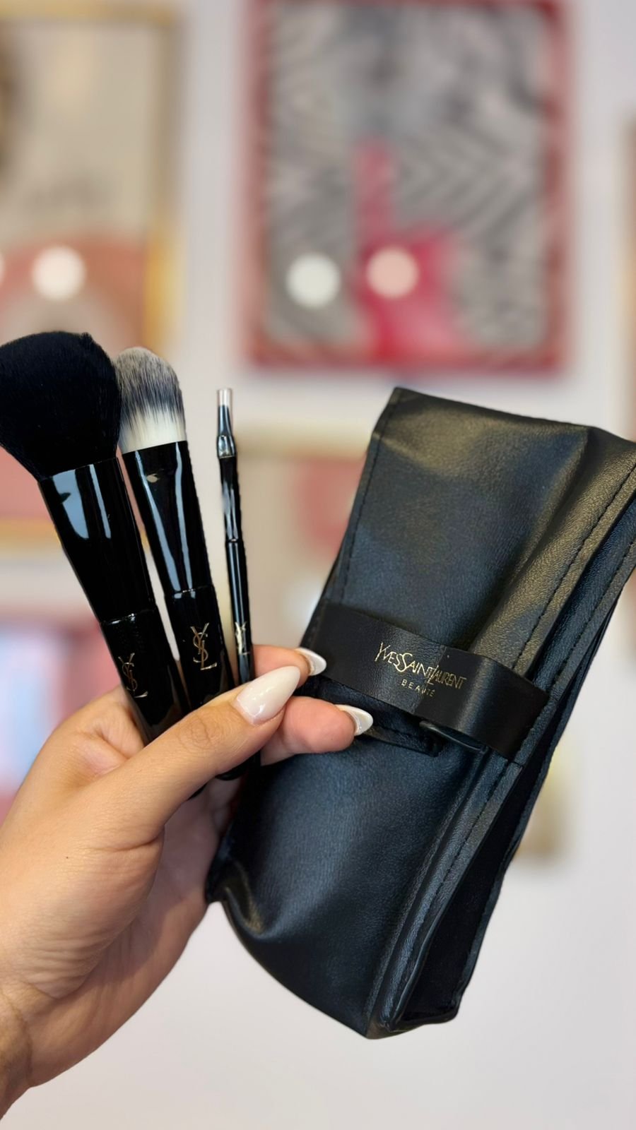 Set de viaje de brochas de maquillaje