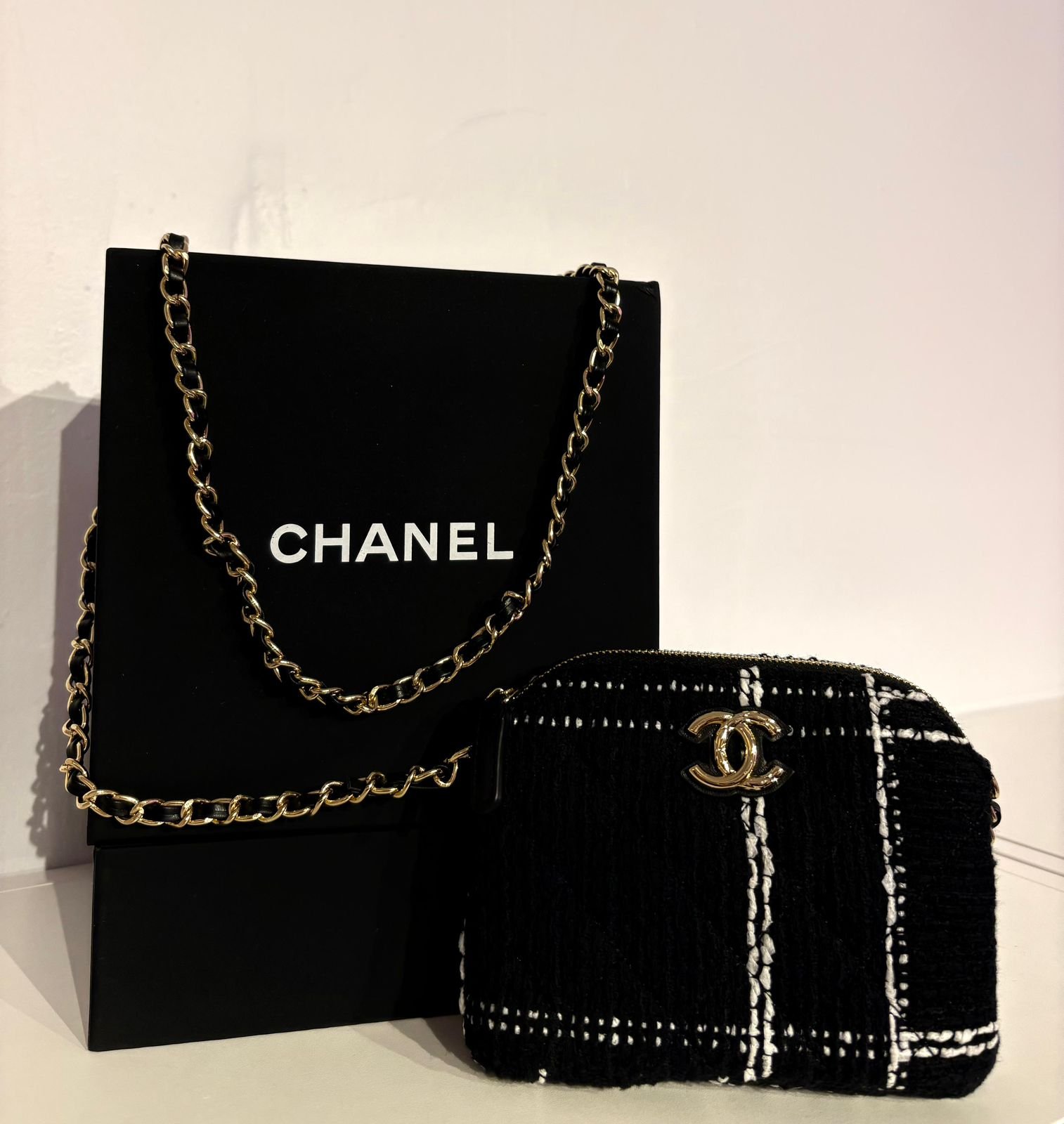 Bolso tweed 